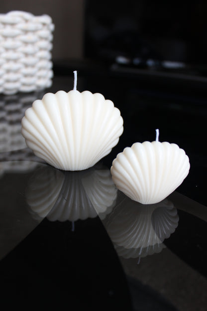 Soy pillar candles - Shells