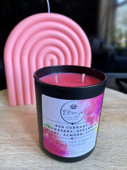 Soy scented candle 20cl- RED CURRANT