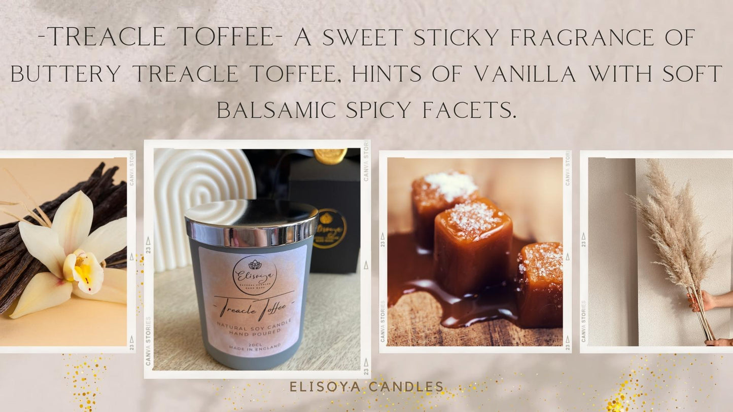 Soy scented candle 20cl- TREACLE TOFFEE