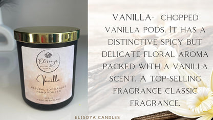 Soy scented candle 20cl- VANILLA