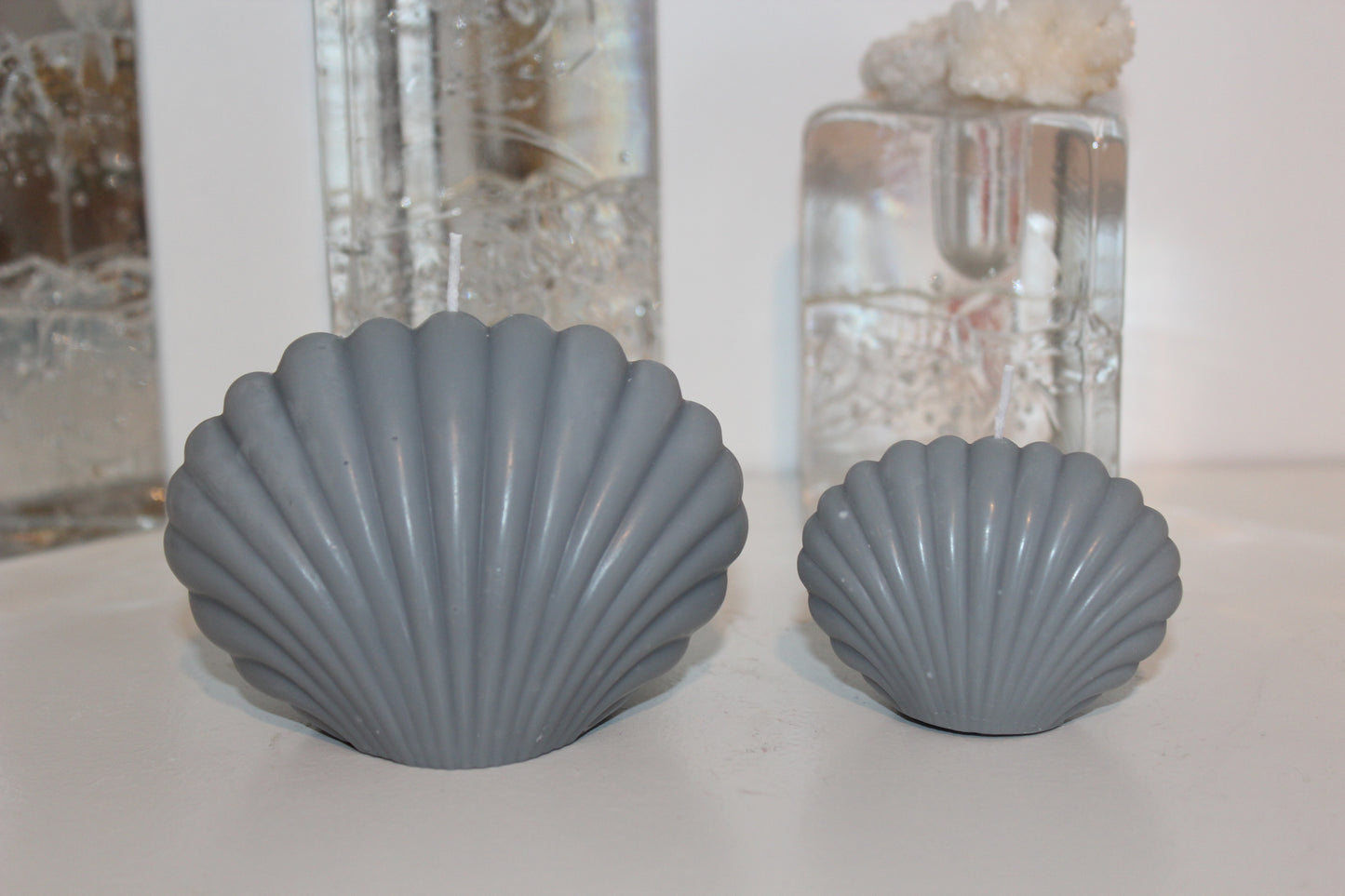 Soy pillar candles - Shells