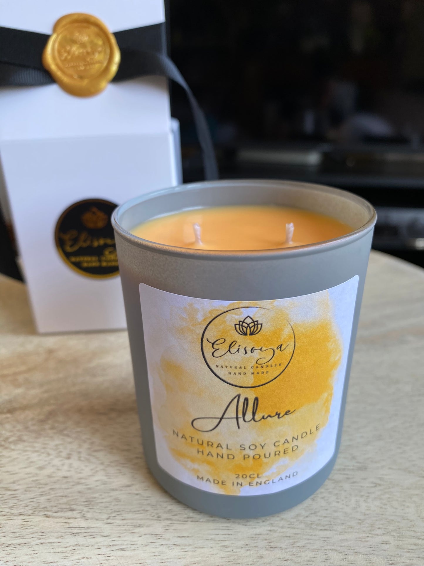 Soy scented candle 20cl- ALLURE