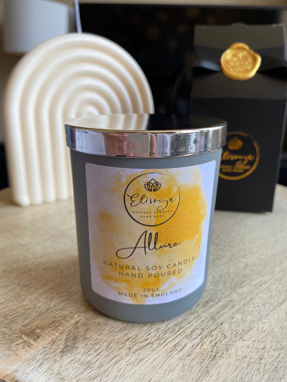 Soy scented candle 20cl- ALLURE