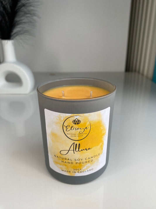 Soy scented candle 20cl- ALLURE