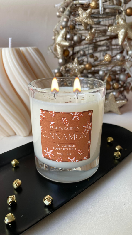 Scented soy candle - Cinnamon