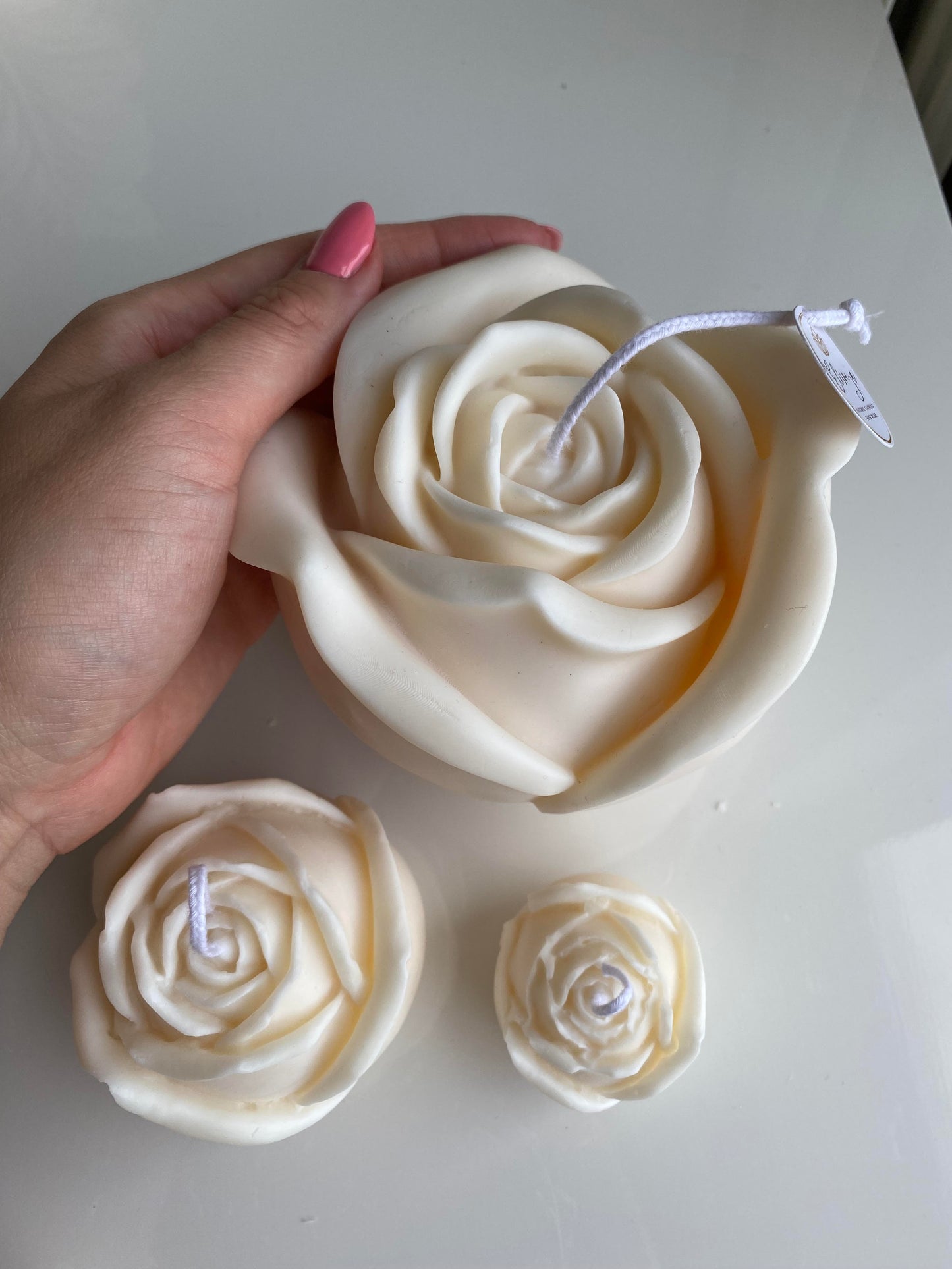 Soy candle set- Roses