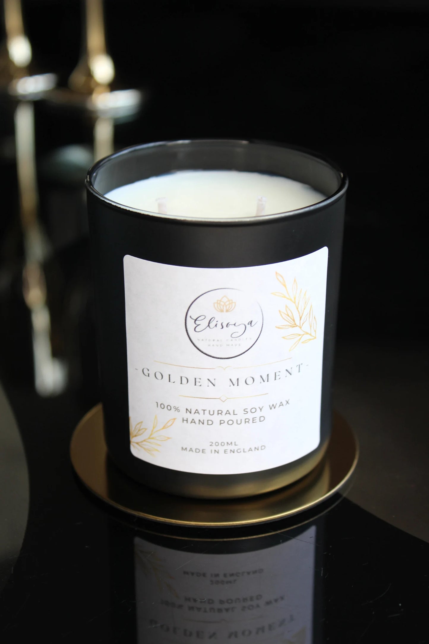 Soy scented candle 20cl- GOLDEN MOMENT