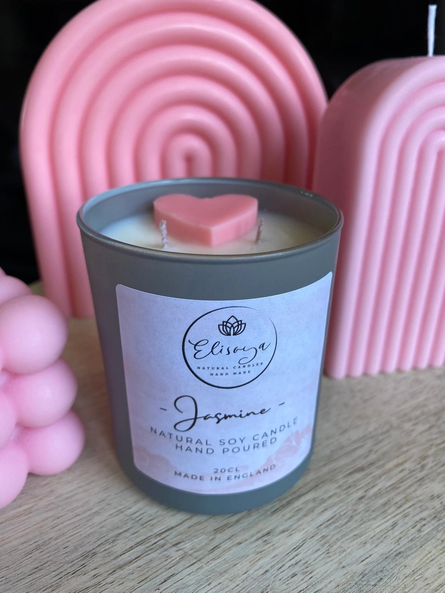 Soy scented candle 20cl- JASMINE