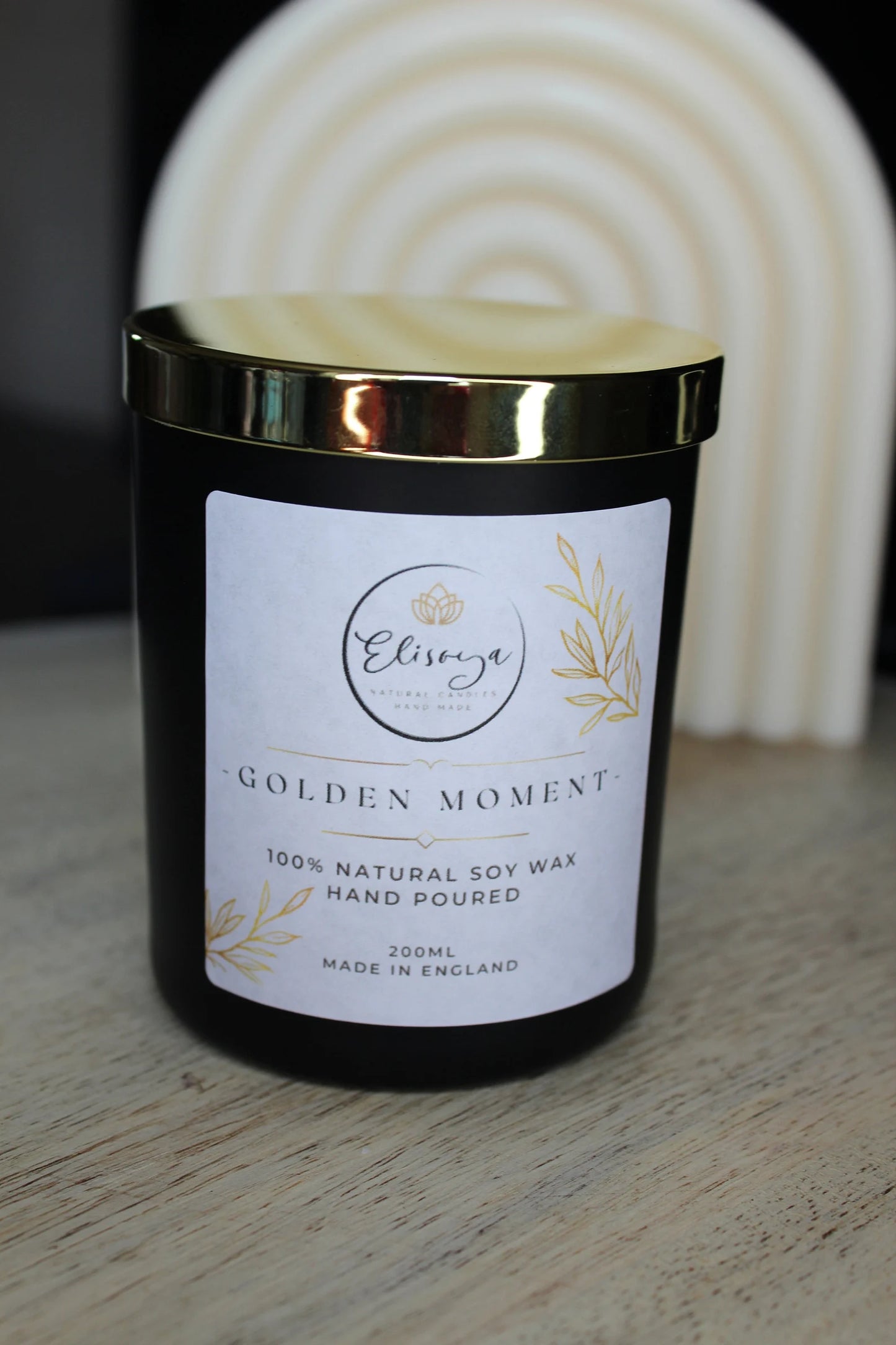 Soy scented candle 20cl- GOLDEN MOMENT