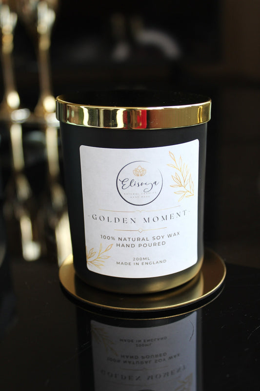 Soy scented candle 20cl- GOLDEN MOMENT