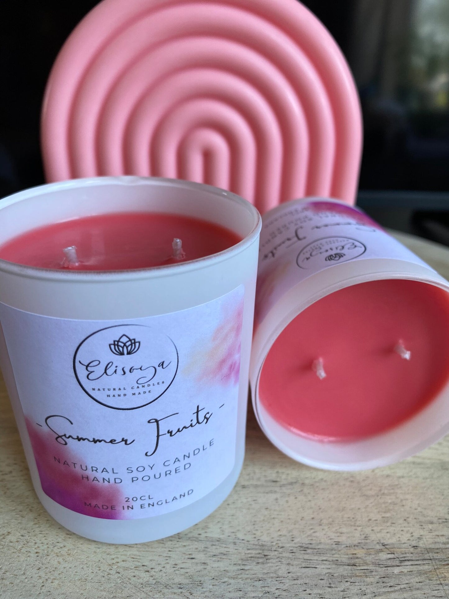 Soy scented candle 20cl- SUMMER FRUITS