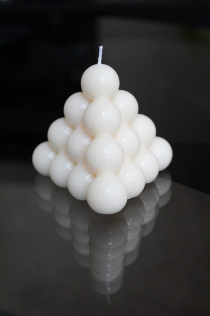 Soy wax candle- Bubble Pyramid