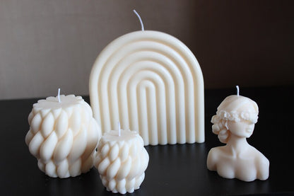 Soy wax candle set - 4 candles