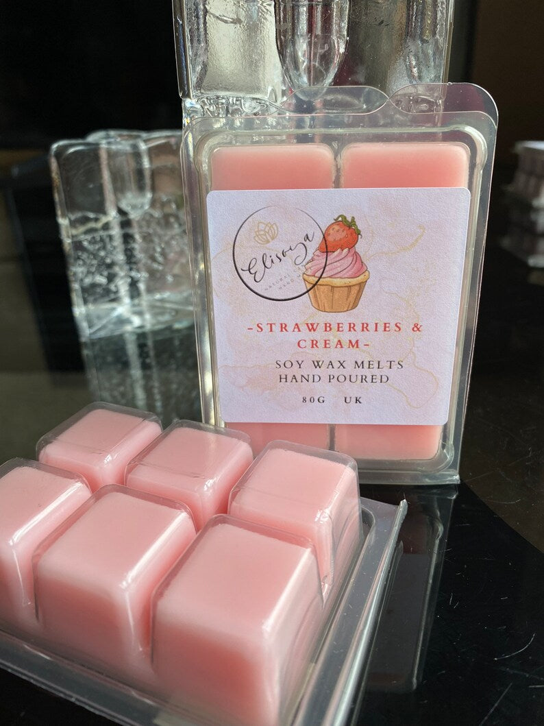 Soy wax melts - Strawberries & Cream