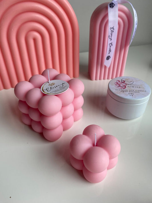 Soy wax candle - Bubble set