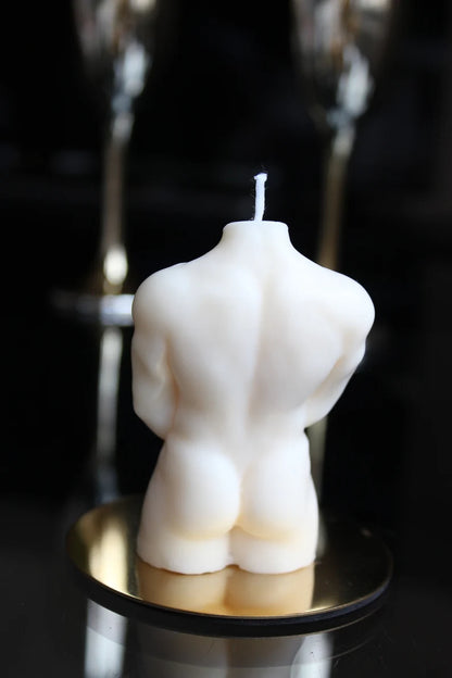 Soy wax candle - Man Torso