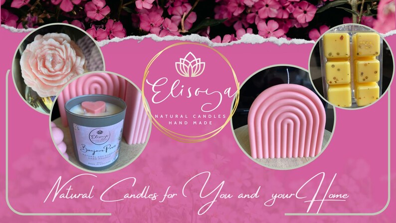 Soy wax candle - Bubble set