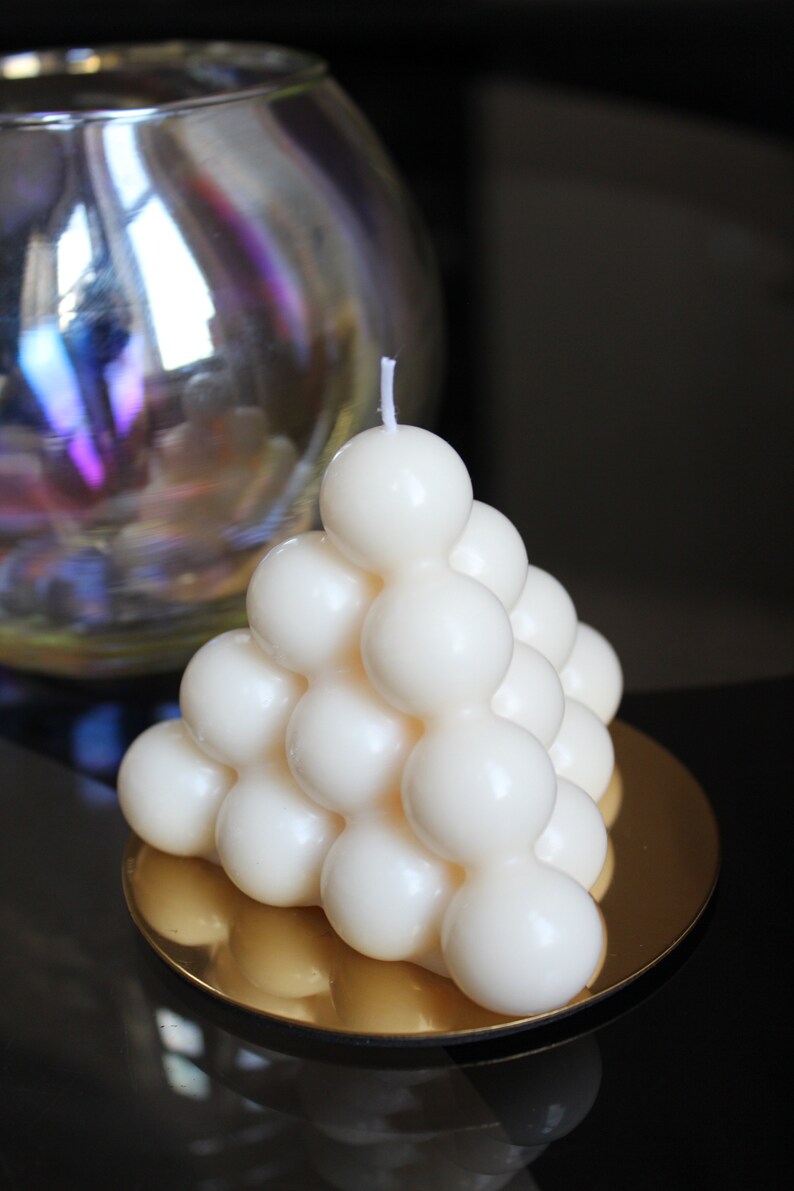 Soy wax candle- Bubble Pyramid