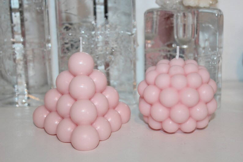 Soy wax candle- Bubble Pyramid