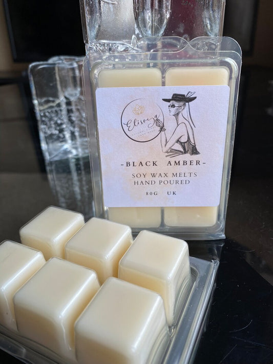 Soy wax melts - Black Amber