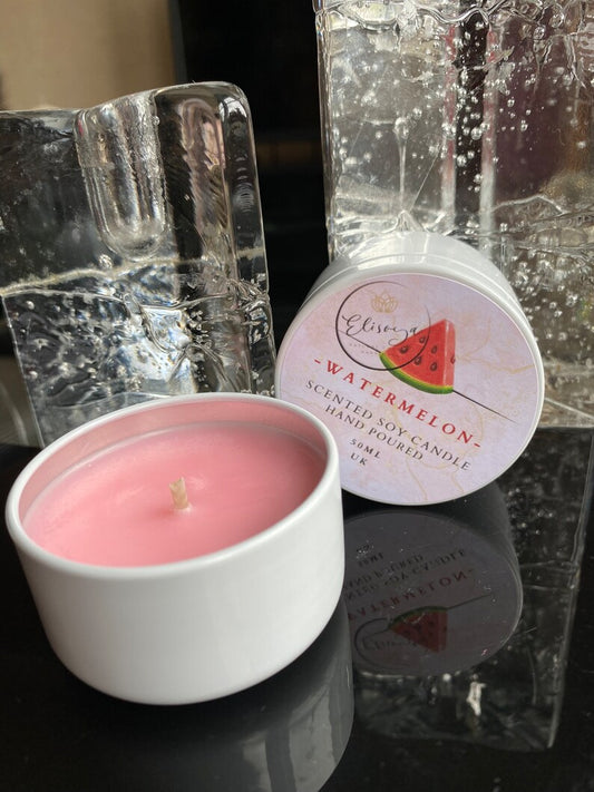 Small Scented Soy Candle - Watermelon