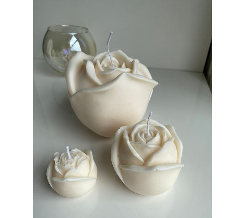 Soy candle set- Roses