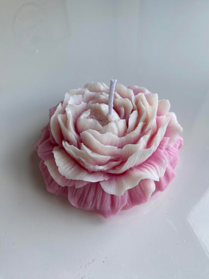 Peony soy candle- scented