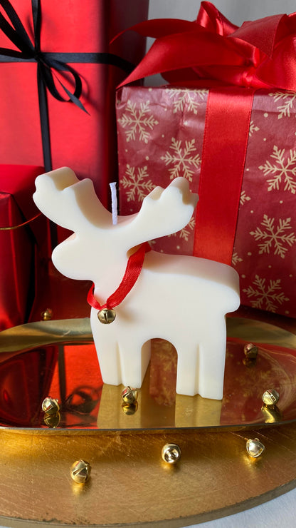 Christmas Reindeer Candle