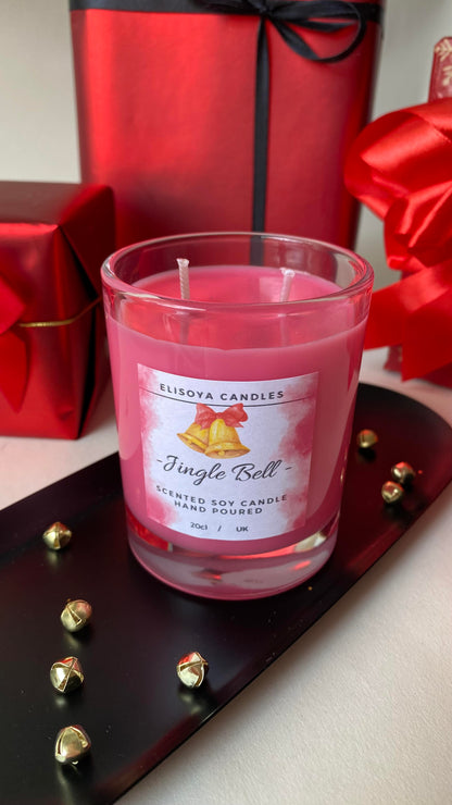 Scented soy candle - Jingle Bell