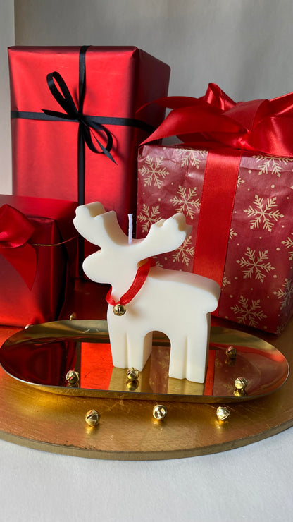 Christmas Reindeer Candle