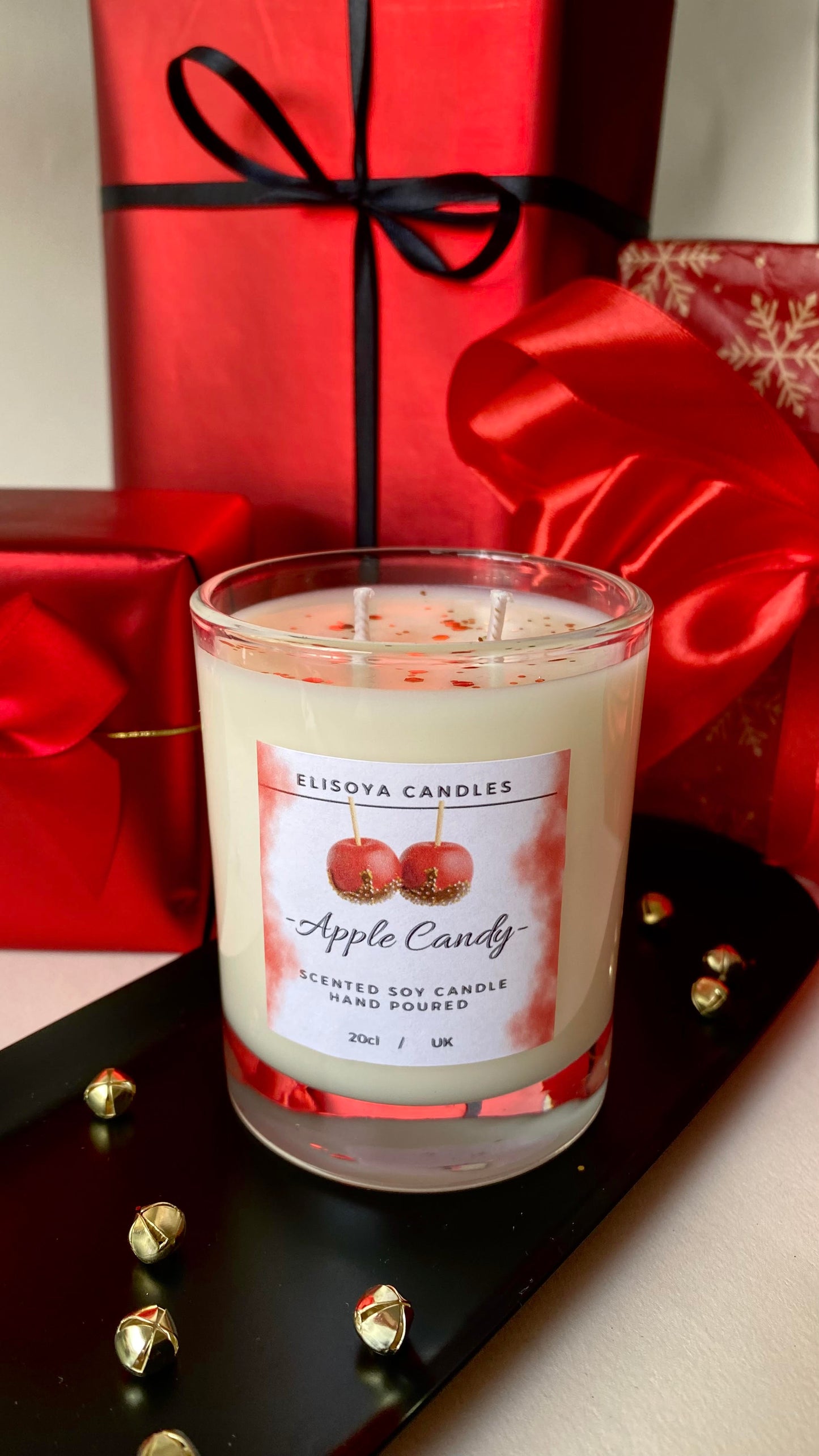 Scented soy candle - Apple Candy