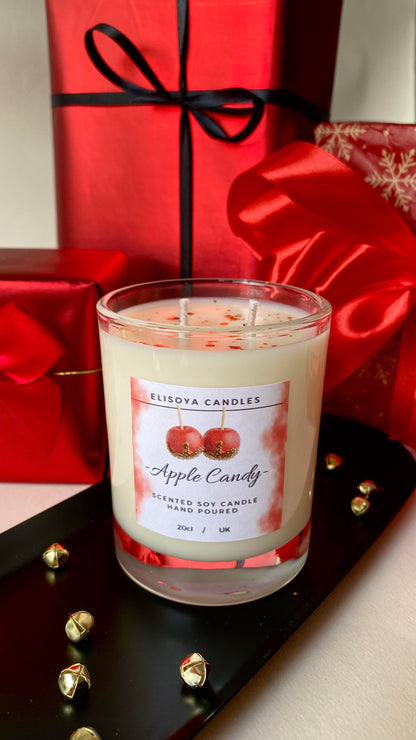 Scented soy candle - Apple Candy