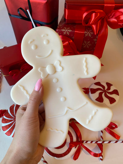 Giant Gingerbread Man Candle