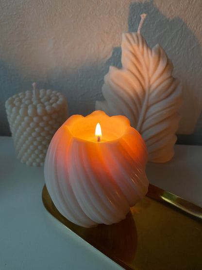 Pillar candle- Waves